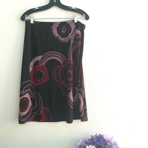 NY & Co Floral Skirt With Beading